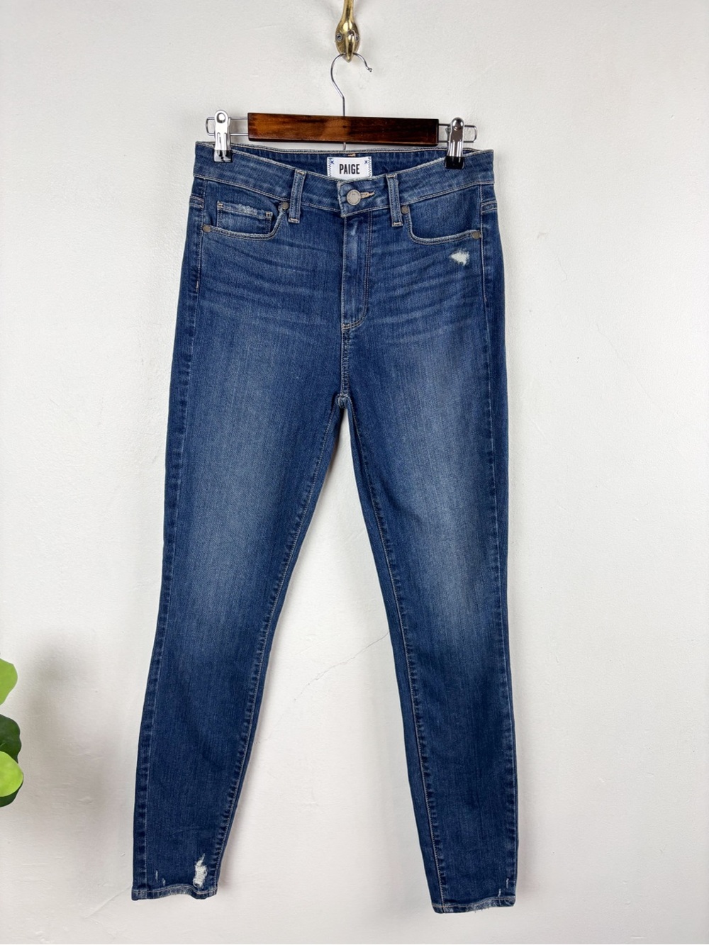 Paige Hoxton Ankle Skinny Jeans Sz 28